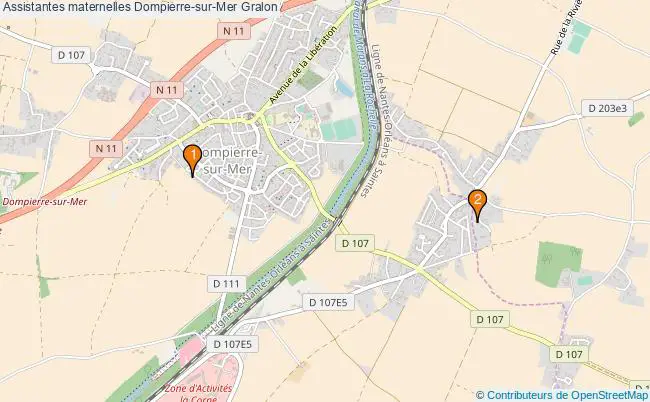 plan Assistantes maternelles Dompierre-sur-Mer Associations assistantes maternelles Dompierre-sur-Mer : 3 associations