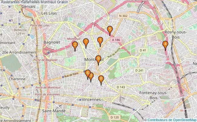 plan Assistantes maternelles Montreuil Associations assistantes maternelles Montreuil : 10 associations