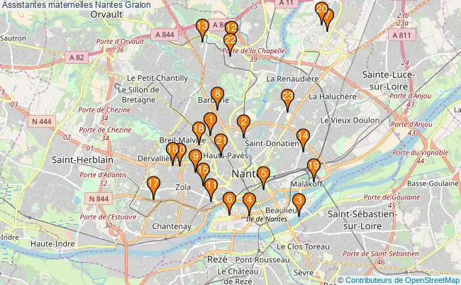 plan Assistantes maternelles Nantes Associations assistantes maternelles Nantes : 28 associations