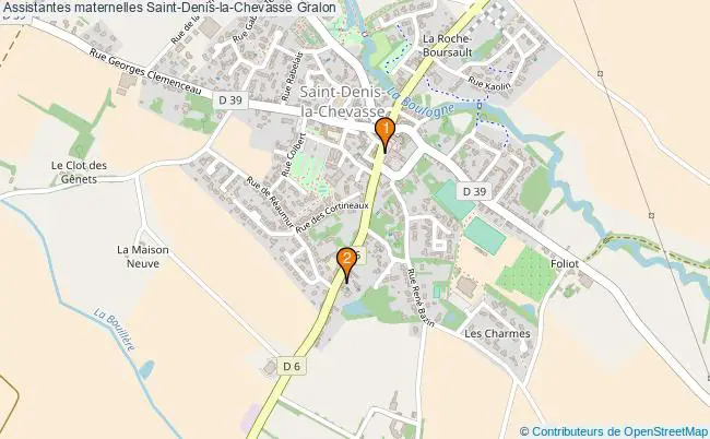 plan Assistantes maternelles Saint-Denis-la-Chevasse Associations assistantes maternelles Saint-Denis-la-Chevasse : 3 associations