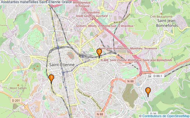 plan Assistantes maternelles Saint-Etienne Associations assistantes maternelles Saint-Etienne : 3 associations