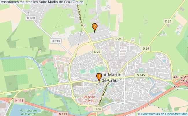 plan Assistantes maternelles Saint-Martin-de-Crau Associations assistantes maternelles Saint-Martin-de-Crau : 2 associations