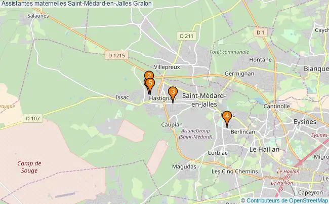 plan Assistantes maternelles Saint-Médard-en-Jalles Associations assistantes maternelles Saint-Médard-en-Jalles : 4 associations