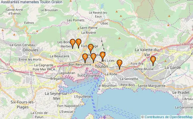 plan Assistantes maternelles Toulon Associations assistantes maternelles Toulon : 10 associations