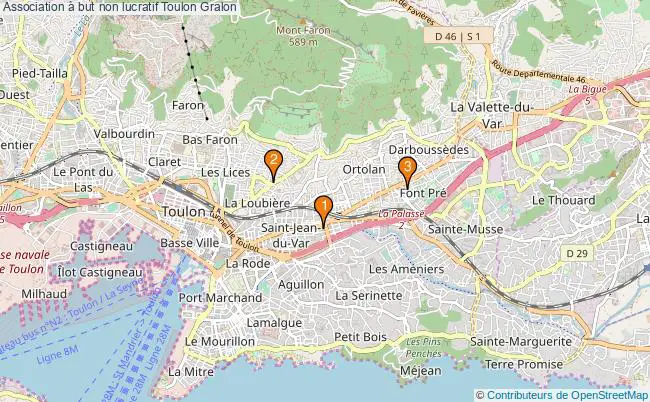 plan Association à but non lucratif Toulon Associations association à but non lucratif Toulon : 7 associations