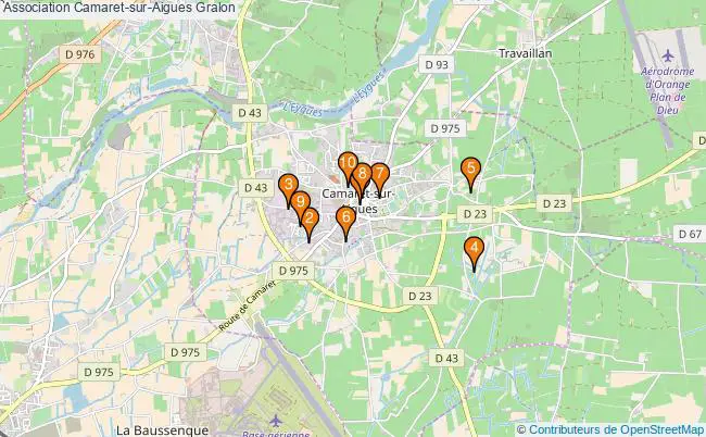 plan Association Camaret-sur-Aigues Associations association Camaret-sur-Aigues : 10 associations