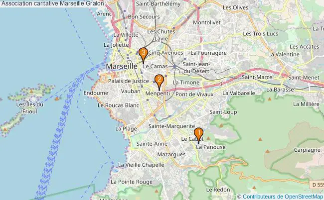 plan Association caritative Marseille Associations association caritative Marseille : 3 associations