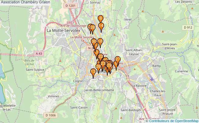 plan Association Chambéry Associations association Chambéry : 202 associations
