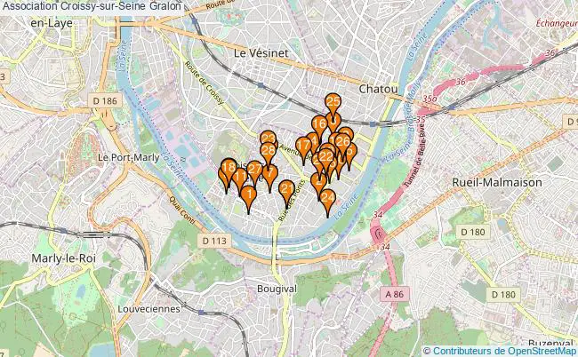 plan Association Croissy-sur-Seine Associations association Croissy-sur-Seine : 35 associations