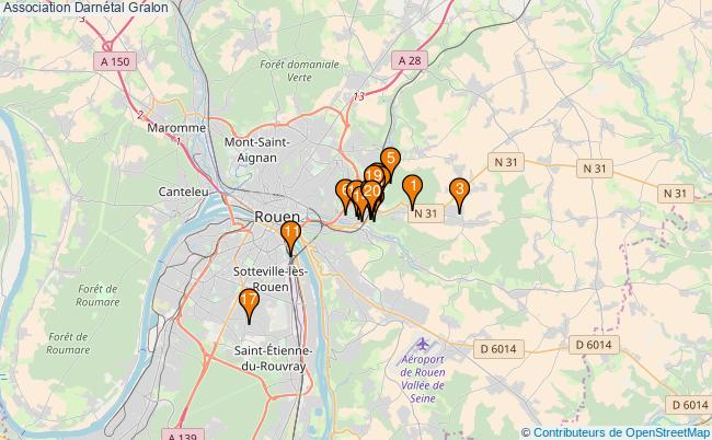 plan Association Darnétal Associations association Darnétal : 24 associations