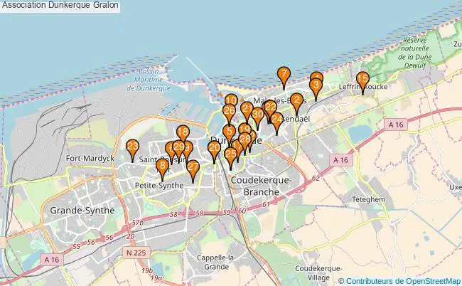 plan Association Dunkerque Associations association Dunkerque : 242 associations