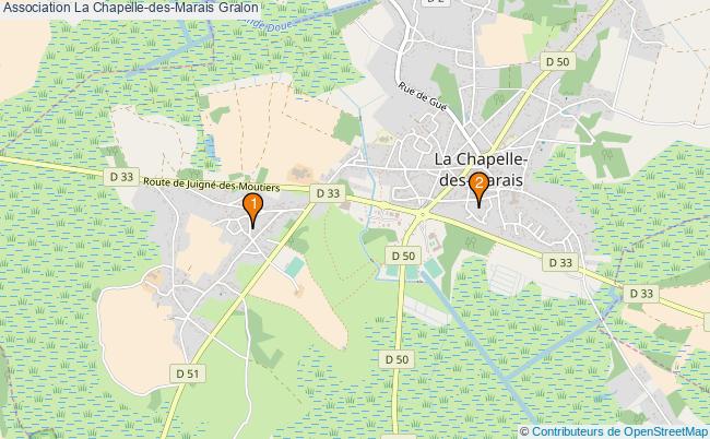 plan Association La Chapelle-des-Marais Associations association La Chapelle-des-Marais : 1 associations