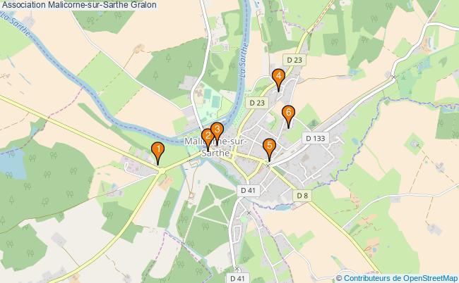 plan Association Malicorne-sur-Sarthe Associations association Malicorne-sur-Sarthe : 9 associations