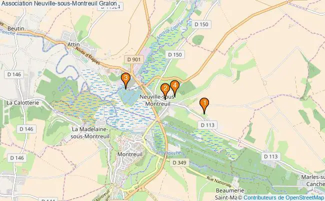 plan Association Neuville-sous-Montreuil Associations association Neuville-sous-Montreuil : 7 associations