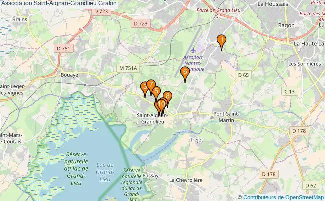 plan Association Saint-Aignan-Grandlieu Associations association Saint-Aignan-Grandlieu : 12 associations