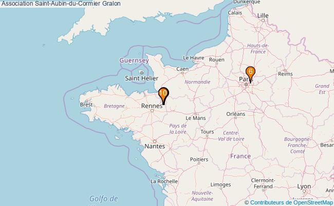 plan Association Saint-Aubin-du-Cormier Associations association Saint-Aubin-du-Cormier : 11 associations