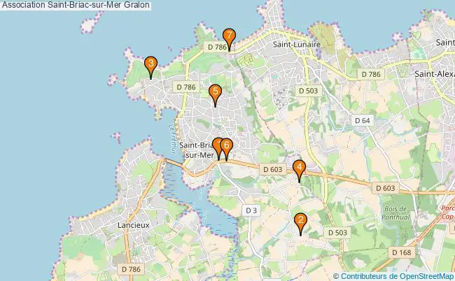 plan Association Saint-Briac-sur-Mer Associations association Saint-Briac-sur-Mer : 9 associations