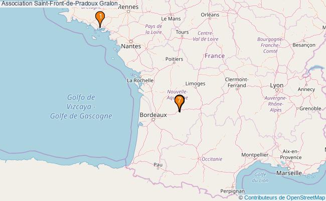 plan Association Saint-Front-de-Pradoux Associations association Saint-Front-de-Pradoux : 8 associations