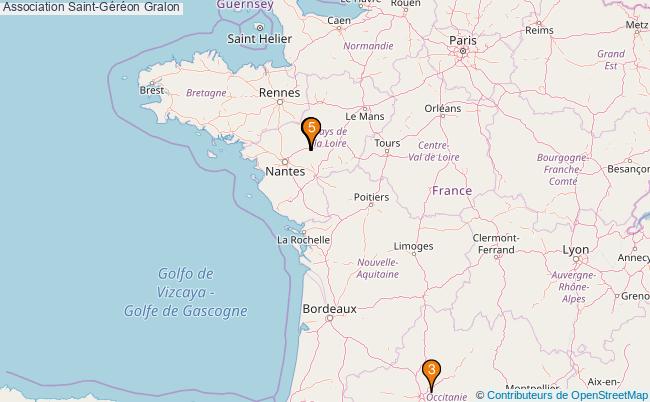 plan Association Saint-Géréon Associations association Saint-Géréon : 4 associations