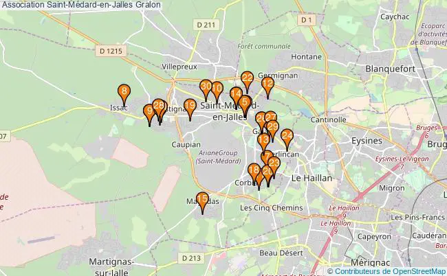 plan Association Saint-Médard-en-Jalles Associations association Saint-Médard-en-Jalles : 56 associations