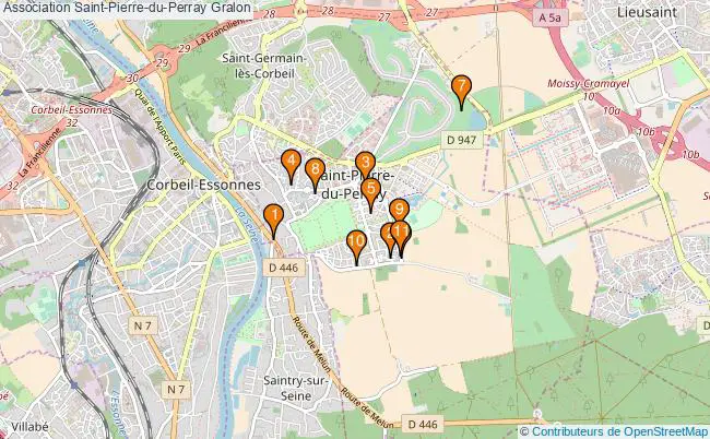 plan Association Saint-Pierre-du-Perray Associations association Saint-Pierre-du-Perray : 19 associations