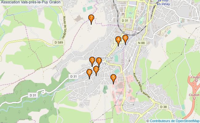 plan Association Vals-près-le-Puy Associations association Vals-près-le-Puy : 11 associations