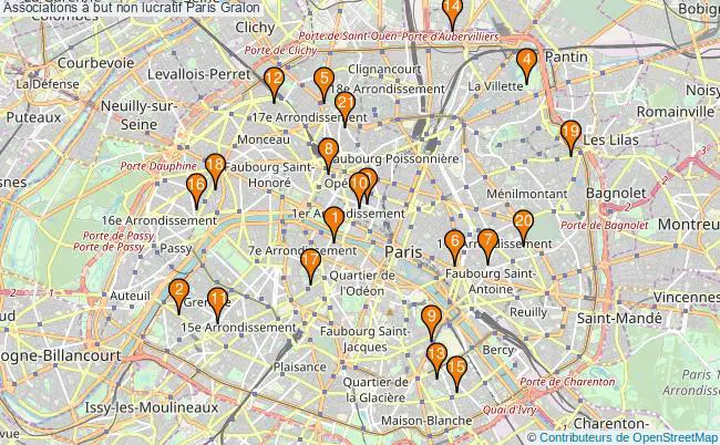 plan Associations à but non lucratif Paris Associations associations à but non lucratif Paris : 28 associations