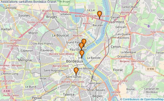 plan Associations caritatives Bordeaux Associations associations caritatives Bordeaux : 6 associations