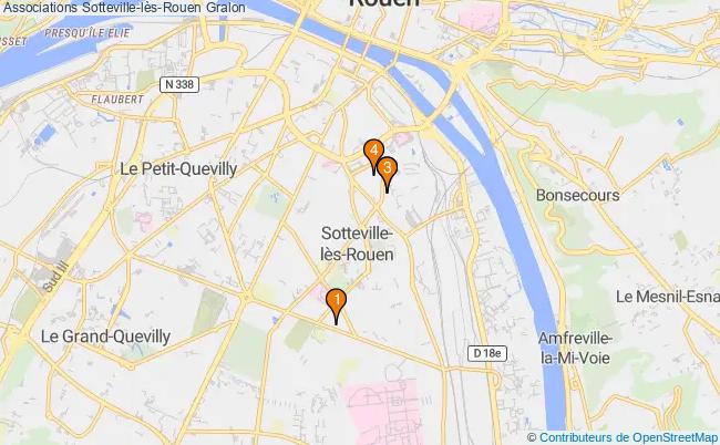 plan Associations Sotteville-lès-Rouen Associations Associations Sotteville-lès-Rouen : 4 associations