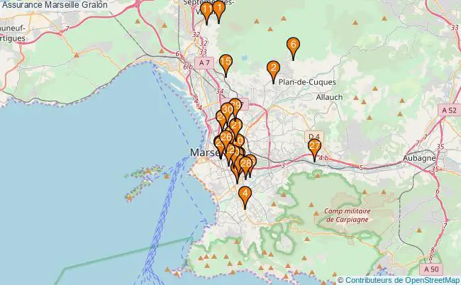plan Assurance Marseille Associations assurance Marseille : 48 associations