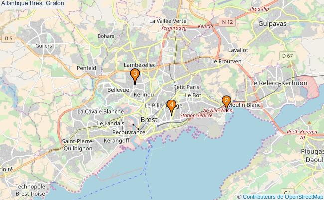 plan Atlantique Brest Associations Atlantique Brest : 5 associations