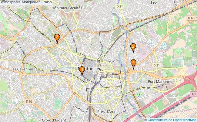 plan Atmosphère Montpellier Associations atmosphère Montpellier : 5 associations