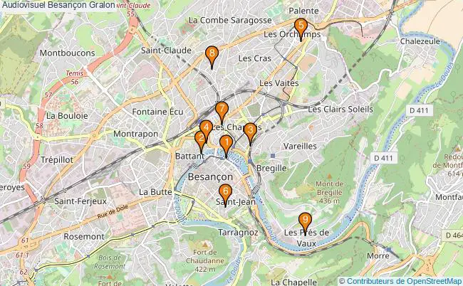 plan Audiovisuel Besançon Associations audiovisuel Besançon : 15 associations