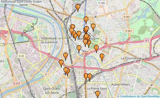 plan Audiovisuel Saint-Denis Associations audiovisuel Saint-Denis : 37 associations