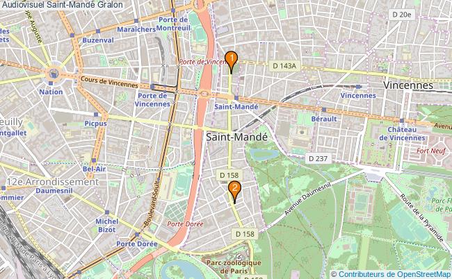 plan Audiovisuel Saint-Mandé Associations audiovisuel Saint-Mandé : 5 associations