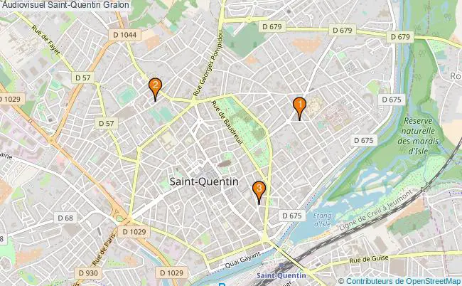 plan Audiovisuel Saint-Quentin Associations audiovisuel Saint-Quentin : 4 associations