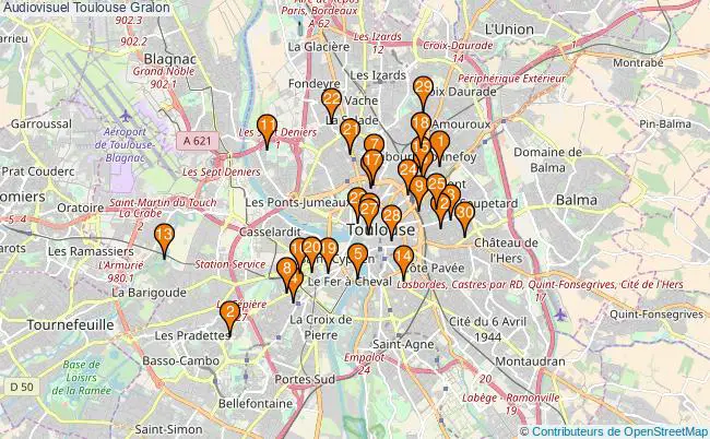 plan Audiovisuel Toulouse Associations audiovisuel Toulouse : 121 associations
