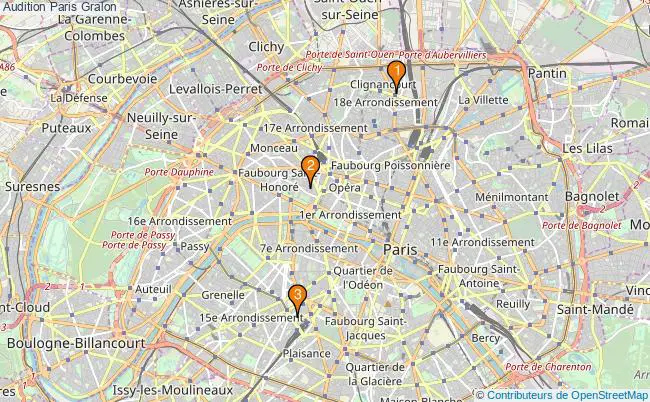 plan Audition Paris Associations Audition Paris : 5 associations