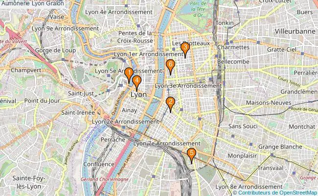 plan Aumônerie Lyon Associations aumônerie Lyon : 6 associations
