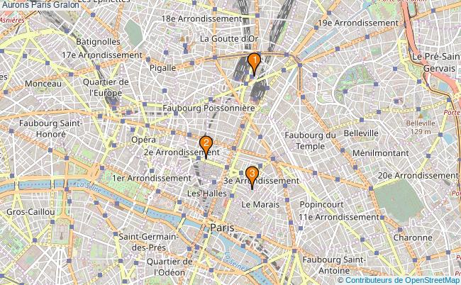 plan Aurons Paris Associations aurons Paris : 5 associations
