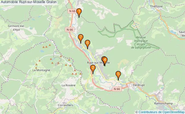 plan Automobile Rupt-sur-Moselle Associations Automobile Rupt-sur-Moselle : 9 associations