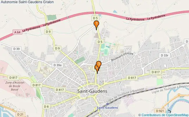 plan Autonomie Saint-Gaudens Associations Autonomie Saint-Gaudens : 3 associations