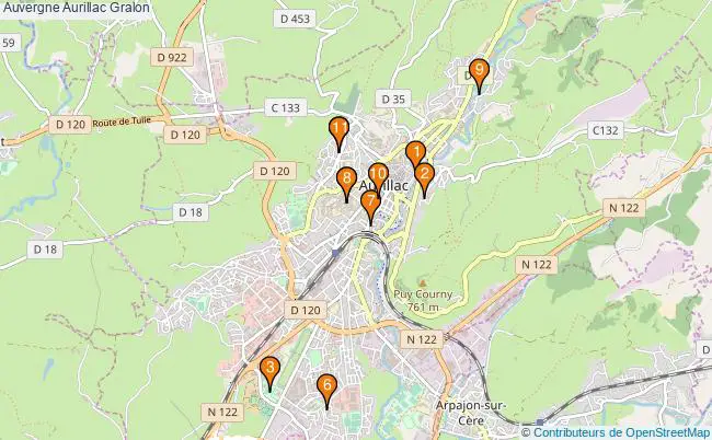plan Auvergne Aurillac Associations Auvergne Aurillac : 10 associations