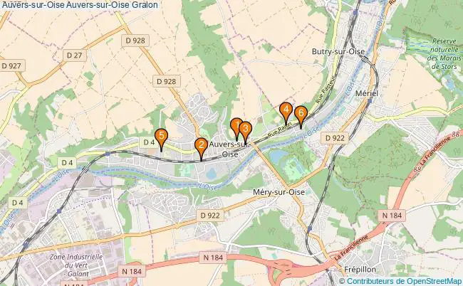 plan Auvers-sur-Oise Auvers-sur-Oise Associations Auvers-sur-Oise Auvers-sur-Oise : 6 associations