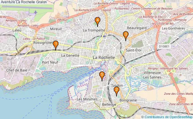 plan Aventure La Rochelle Associations Aventure La Rochelle : 5 associations