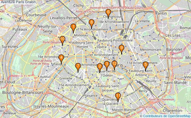 plan Aventure Paris Associations Aventure Paris : 14 associations