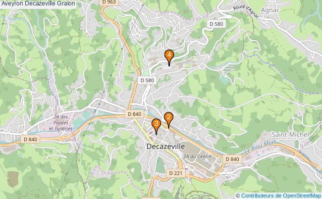 plan Aveyron Decazeville Associations Aveyron Decazeville : 4 associations