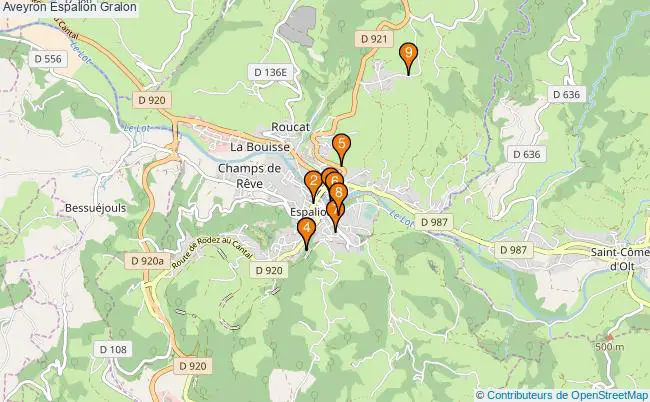 plan Aveyron Espalion Associations Aveyron Espalion : 9 associations