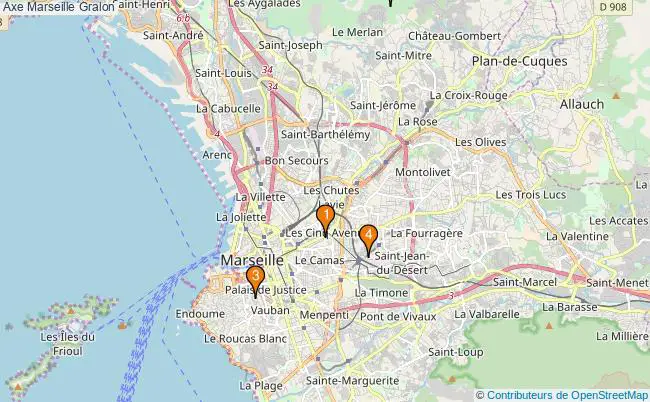 plan Axe Marseille Associations Axe Marseille : 5 associations