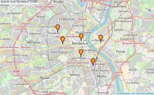 plan Ayants droit Bordeaux Associations ayants droit Bordeaux : 6 associations